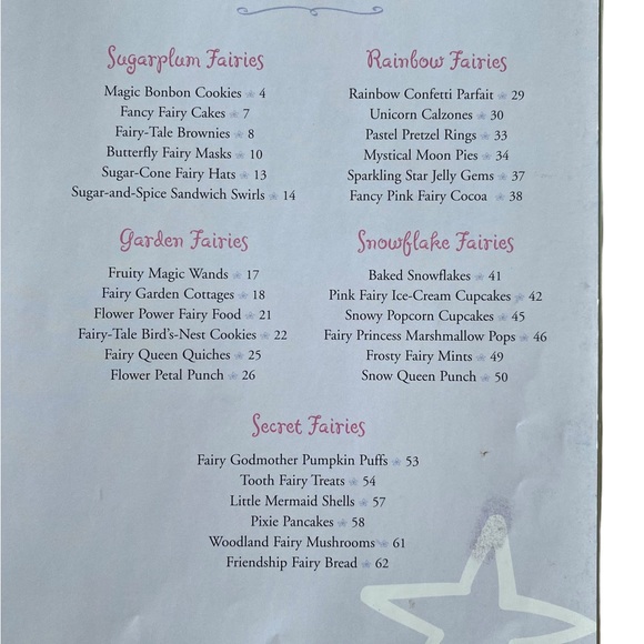 Fairies Cookbook by Beery, Barbara-2007-Recipies To Cook with Children - Picture 4 of 8